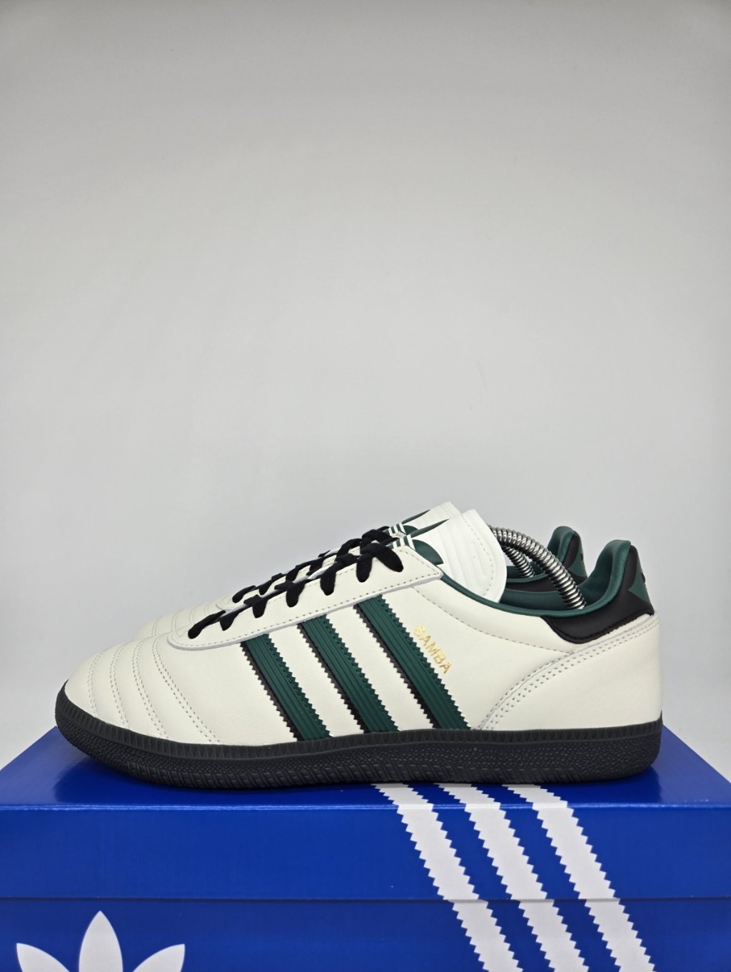Adidas Women's Samba Jp Jr0964 White Collegiate Green Carbon Shoes Size 12